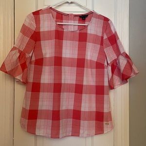 Tommy Hilfiger Plaid Summer Blouse